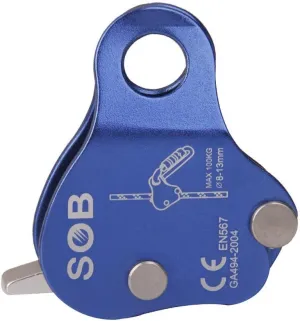 Climbing Rope Grab Rock Climbing Ascender Protection Drop Protector Lock Fits 8-13mm Rope Grip Clamp 100kg Load for Outdoor Climbing and Rescue