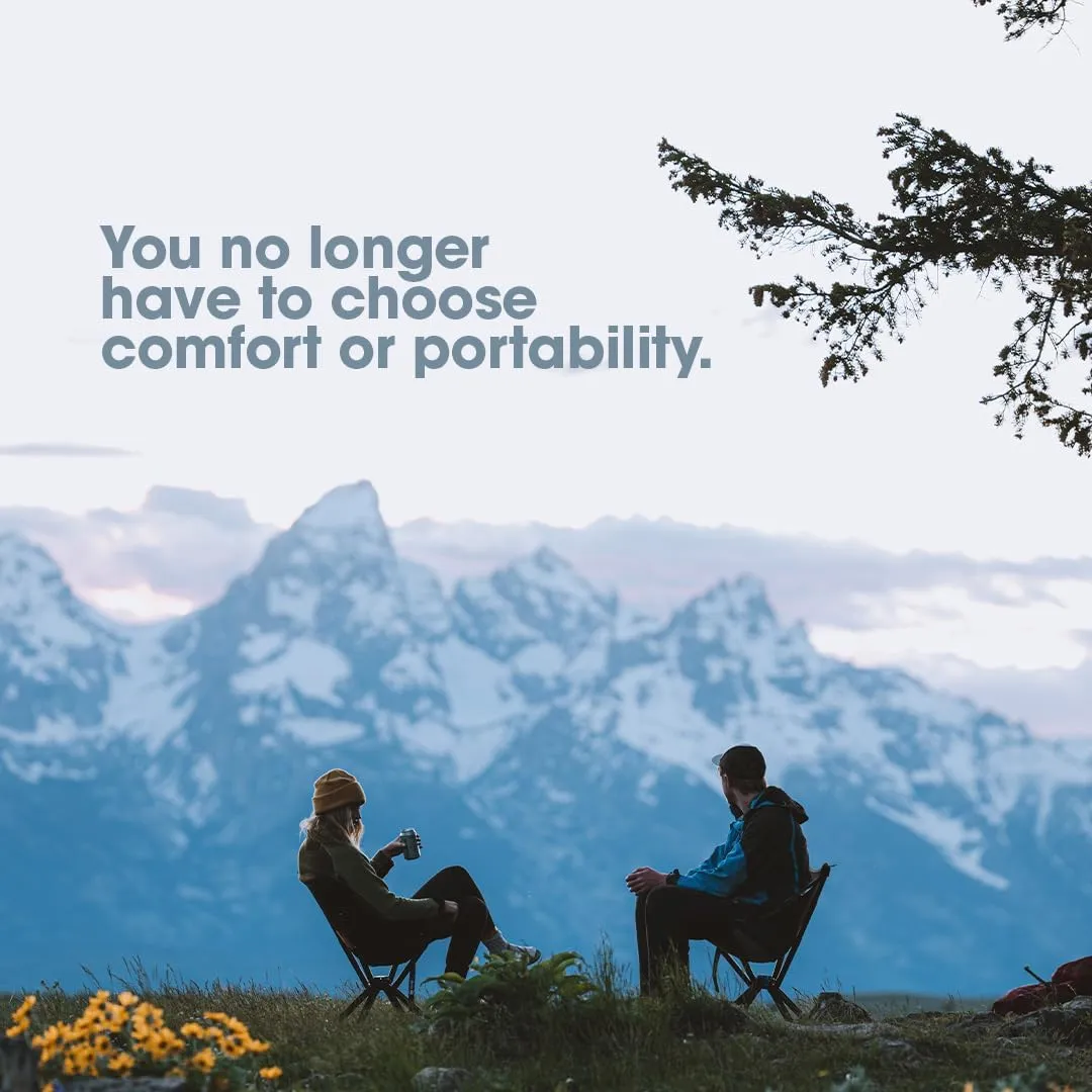 CLIQ Portable Chair Version 1.0 - Lightweight Folding Chair for Camping - Supports 300 Lbs - Perfect for Outdoor Ocean