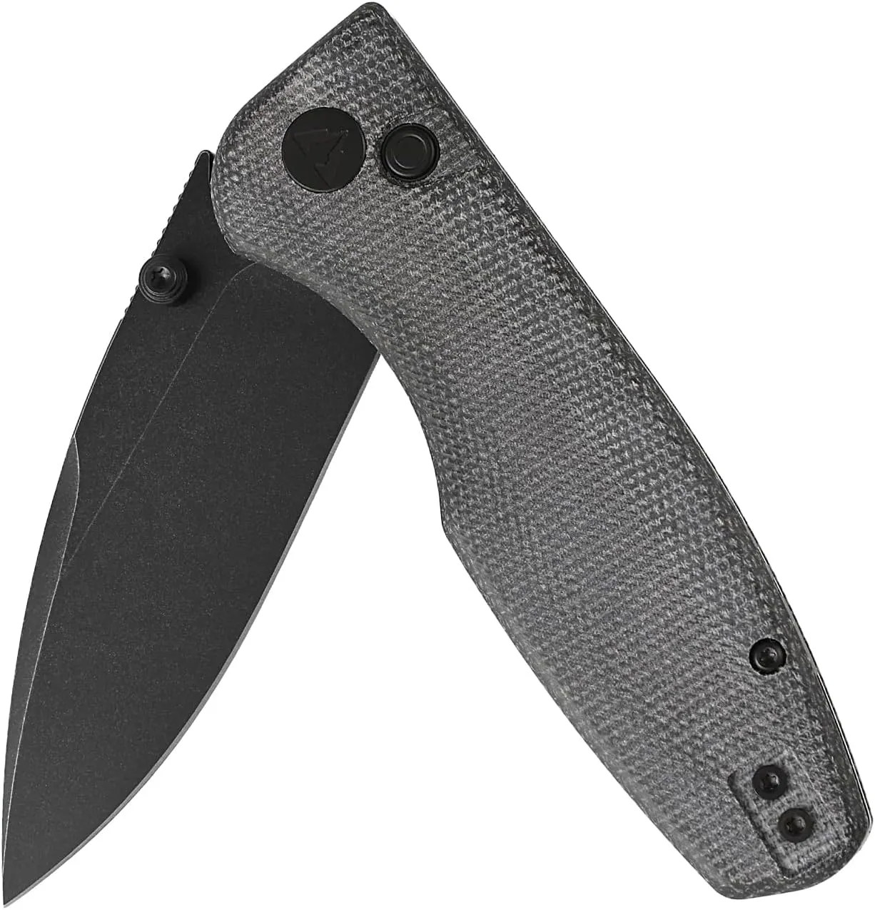 CMB Predator V3 Pocket Folding Knife for EDC with 3.42" Micarta Handle 14C28N Steel Blade Camping Hiking Knife with Pocket Clip for Men Women CMB-19 (CMB-19B)