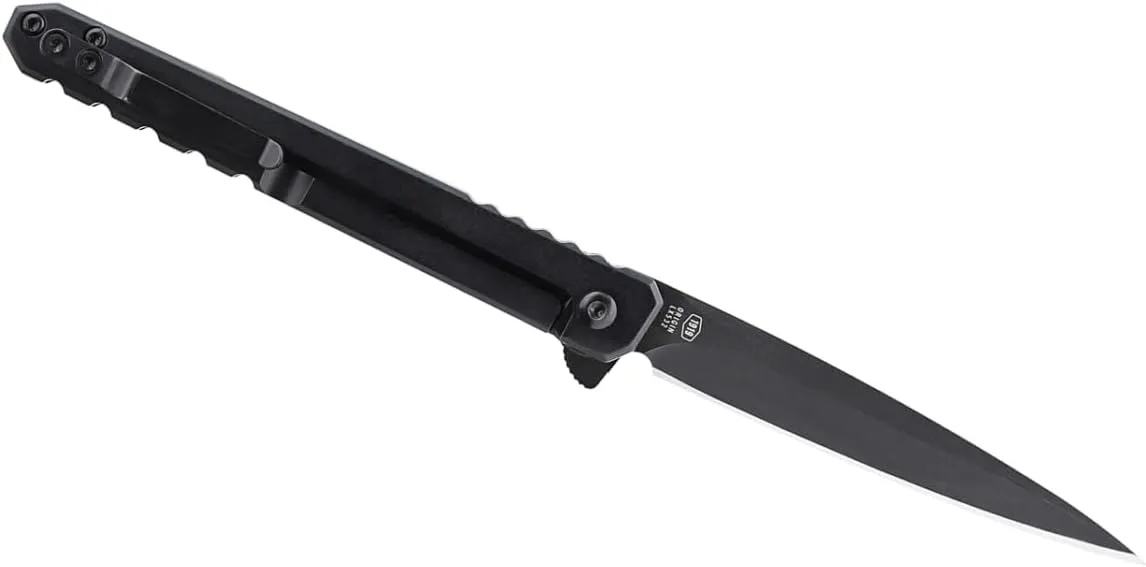 COAST Founder's Collection ORIGIN EDC LX532 Folding Pocketknife, Flipper Tab, Frame Lock, Pocket Clip, Stainless-Steel, Black