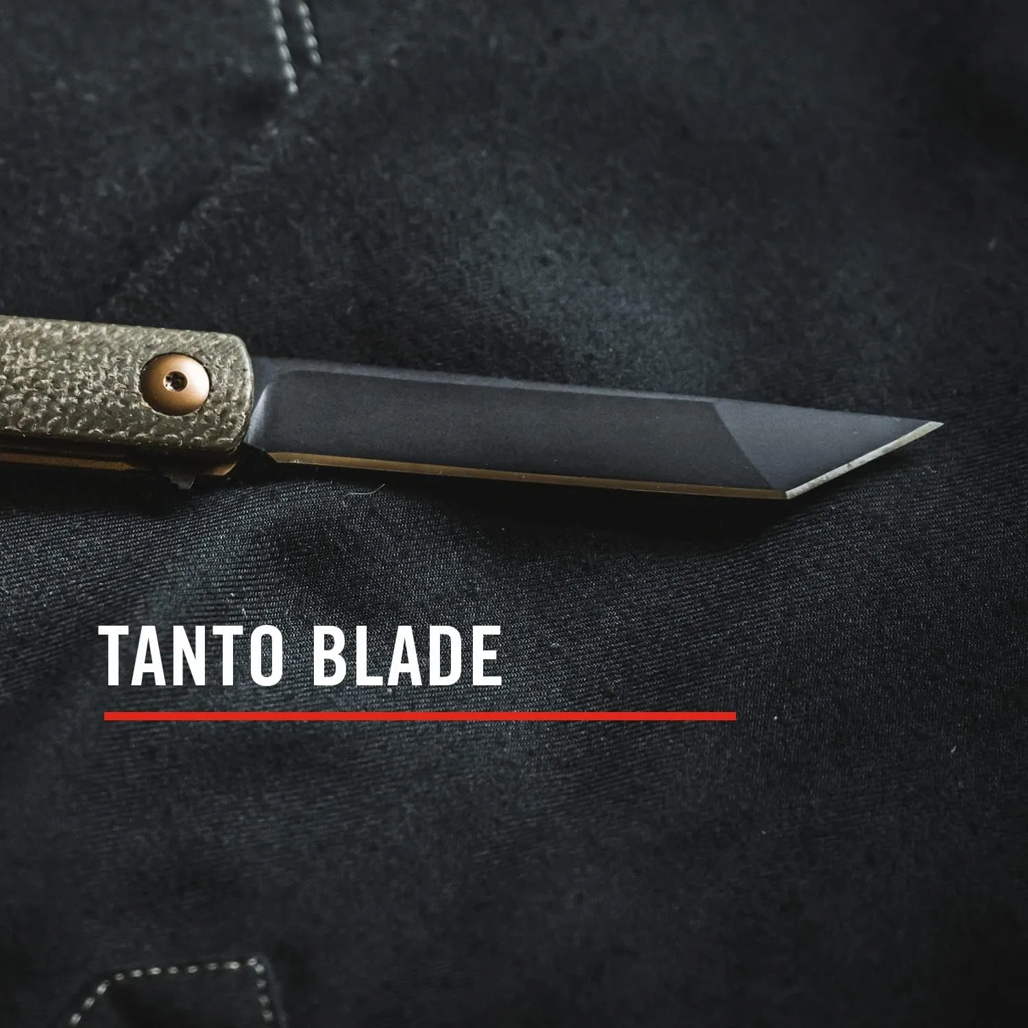Coast Founder's Collection SELECT Gentleman's EDC Folding Pocketknife, Tanto Blade