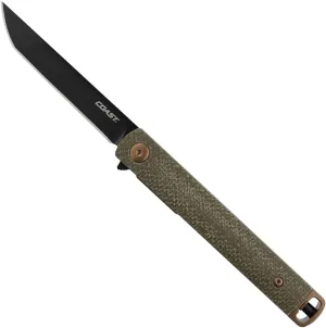 Coast Founder's Collection SELECT Gentleman's EDC Folding Pocketknife, Tanto Blade