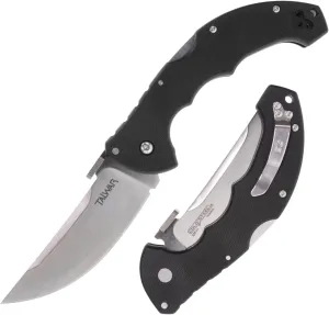 Cold Steel Talwar S35VN Steel Ultra-Sharp Blade G10 Handle Everyday Carry Tactical Pocket Folding Knife with Tri-Ad Locking Mechanism