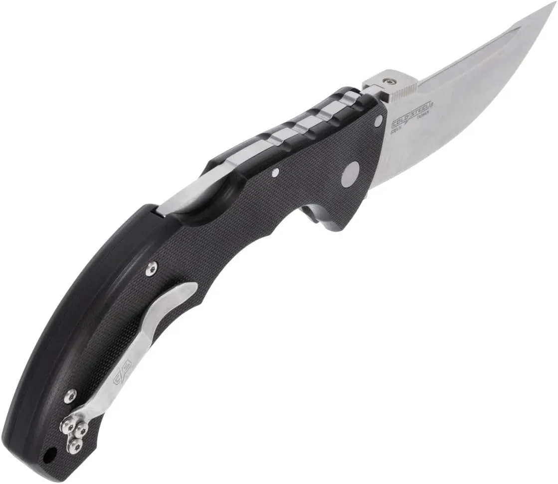 Cold Steel Talwar S35VN Steel Ultra-Sharp Blade G10 Handle Everyday Carry Tactical Pocket Folding Knife with Tri-Ad Locking Mechanism