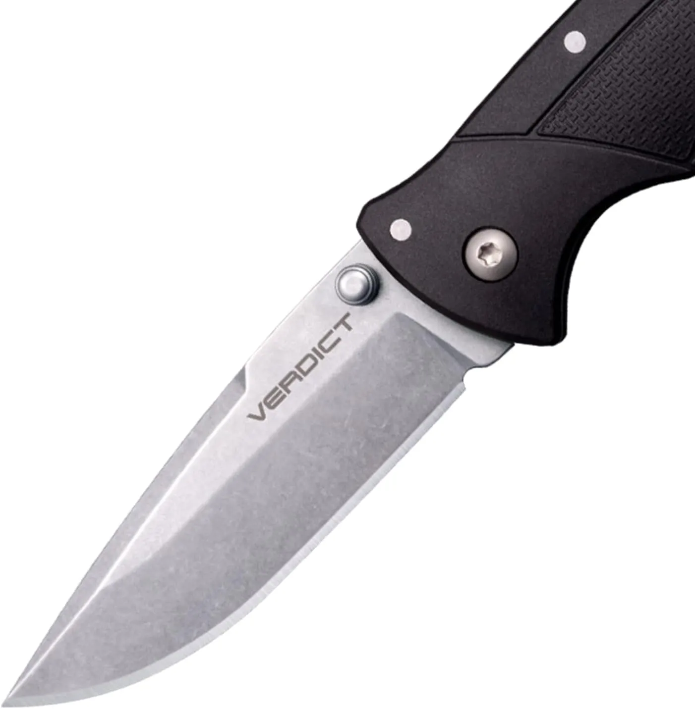 Cold Steel Verdict 3" 4116SS Spear Point Blade 4.25" GFN Handle Everyday Carry Tactical Folding Knife with Tri-Ad Locking Mechanism