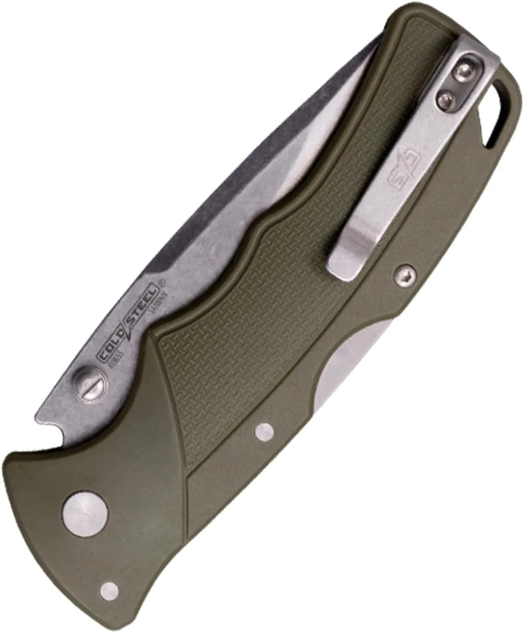 Cold Steel Verdict 3" 4116SS Spear Point Blade 4.25" GFN Handle Everyday Carry Tactical Folding Knife with Tri-Ad Locking Mechanism