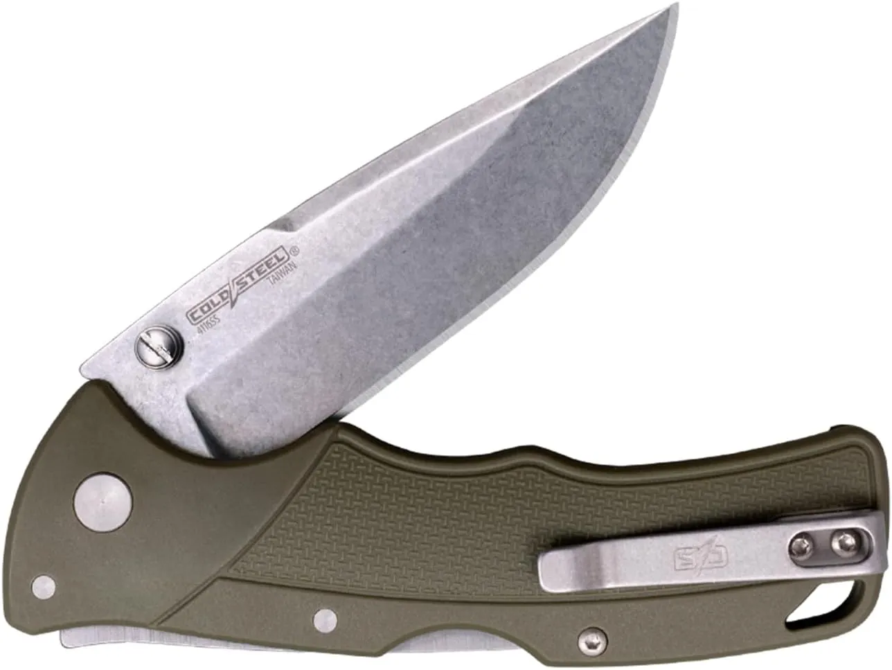 Cold Steel Verdict 3" 4116SS Spear Point Blade 4.25" GFN Handle Everyday Carry Tactical Folding Knife with Tri-Ad Locking Mechanism