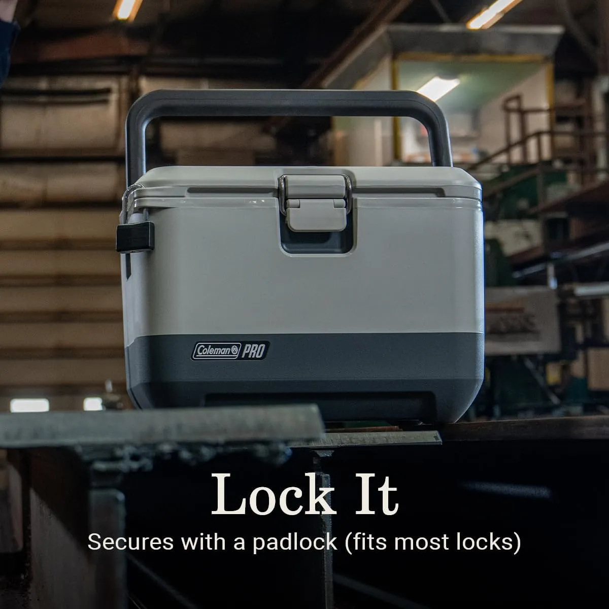 Coleman Pro 17-Quart Insulated Hard Cooler Lunchbox Portable Rugged Durable with TempLock FX Insulation & Anchor Points for Secure Transportation