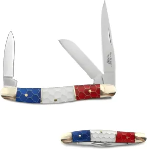 Collection Every Day Carry 3 Blade Smooth Handle Trapper Sleek Design Folding Pocket Knife