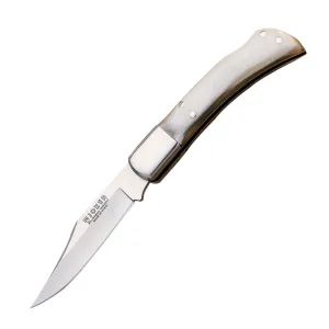 Collie 3" Everyday Carry Folding Knife - Bull Horn Handle