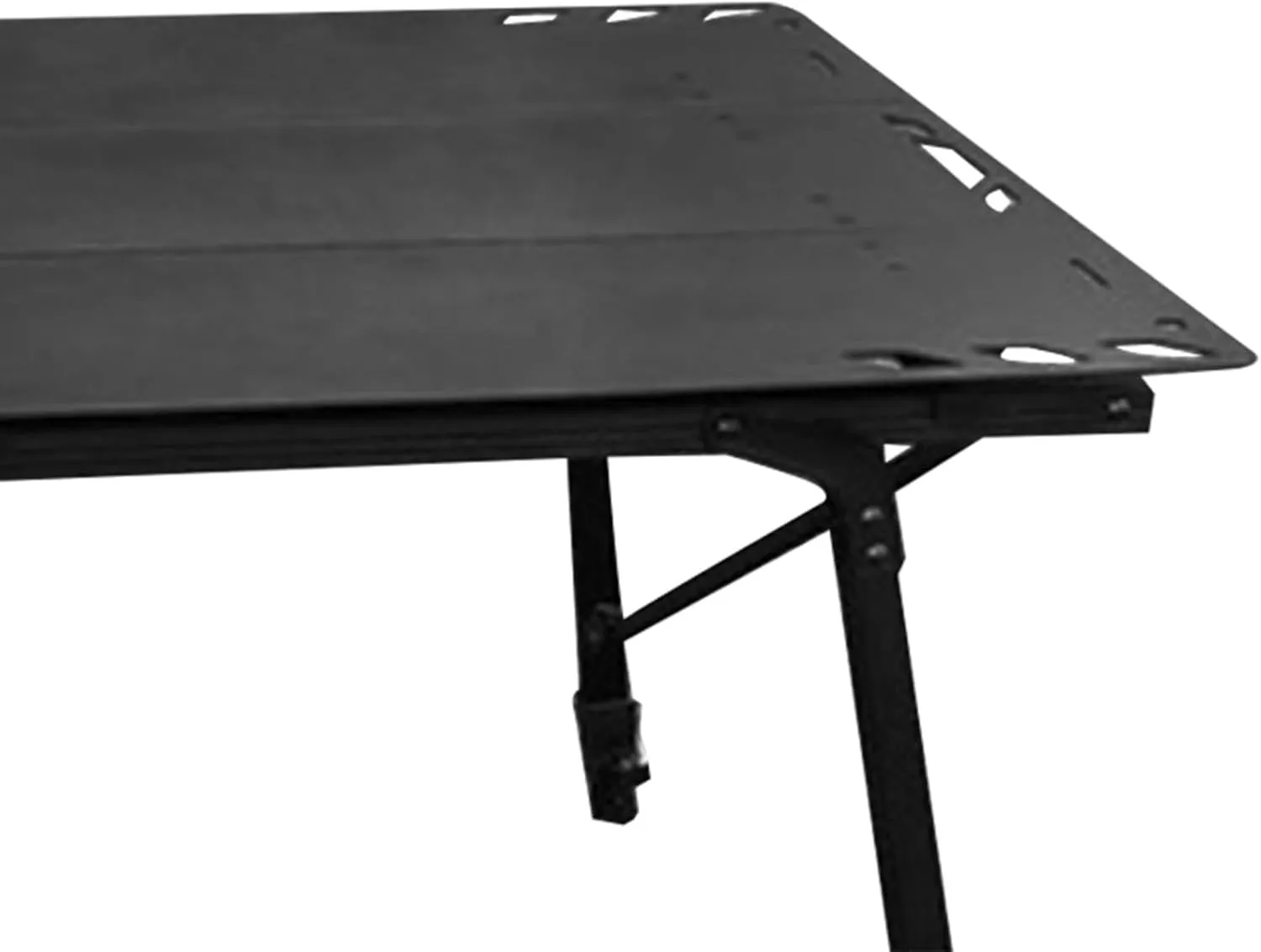 Compact Folding Table for Outdoor Adventures - Adjustable Height and Portable, Black