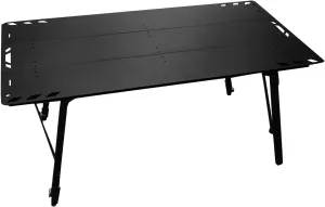 Compact Folding Table for Outdoor Adventures - Adjustable Height and Portable, Black