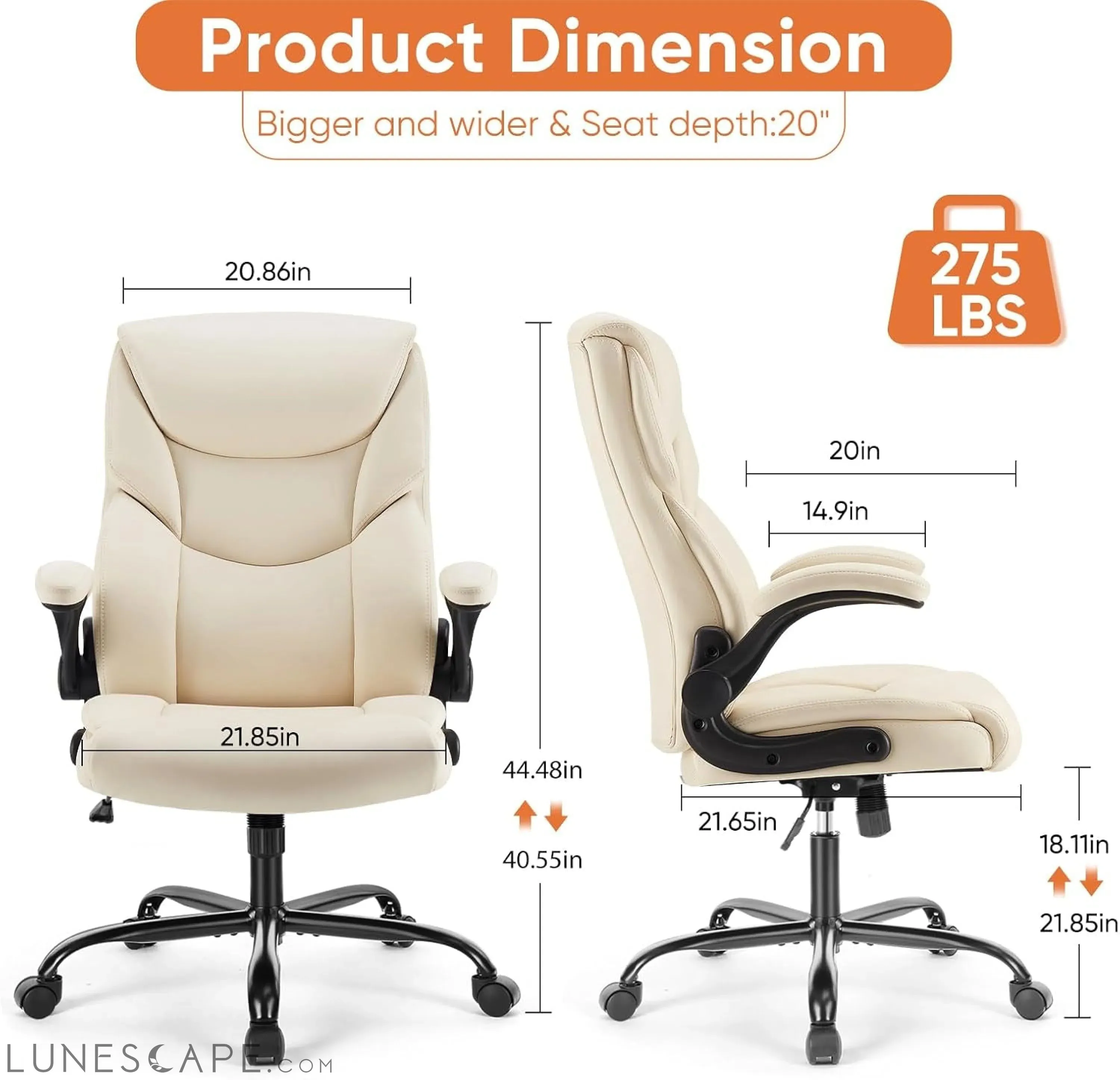 Computer Gaming Chair, Ergonomic Office Chair High Back Heavy Duty