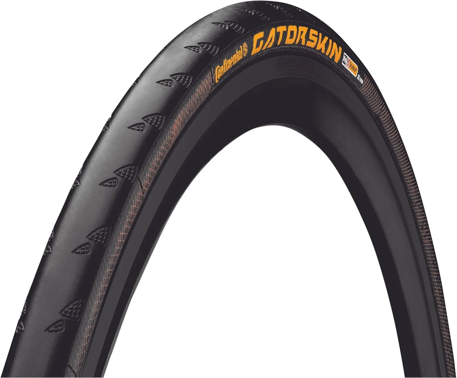 Continental Gatorskin Clincher Tire 700C X 23Mm Folding Black, Duraskin