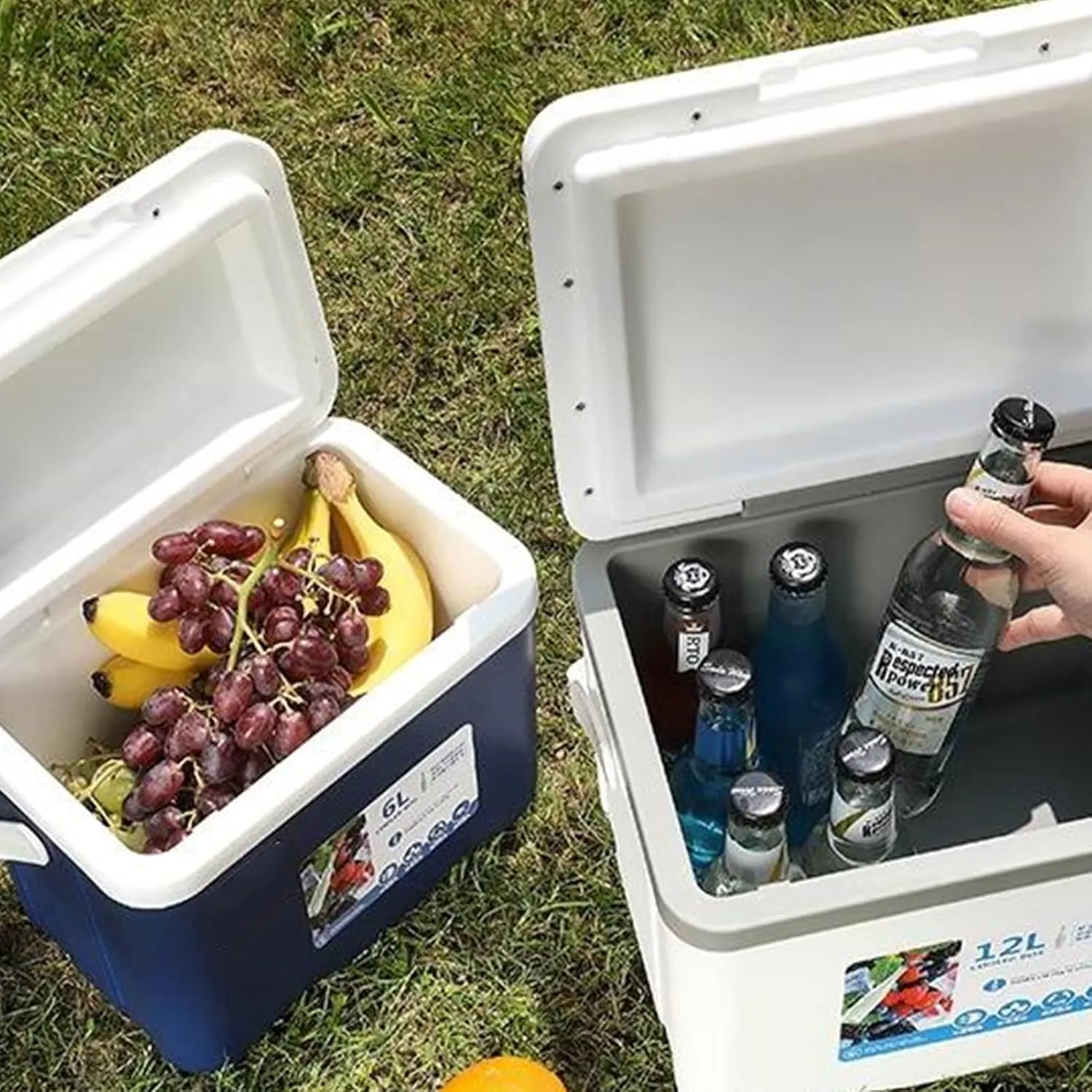 Cooler for NIO EC6/EC7/EL6/EL7/ES6/ES7/ES8/ET5/ET7/ET9/EP9 Insulated Hard Ice Box Large High-Performance Storage Box Portable Cool Picnic Box Festival Camping Accessories,A-27 * 18 * 23cm
