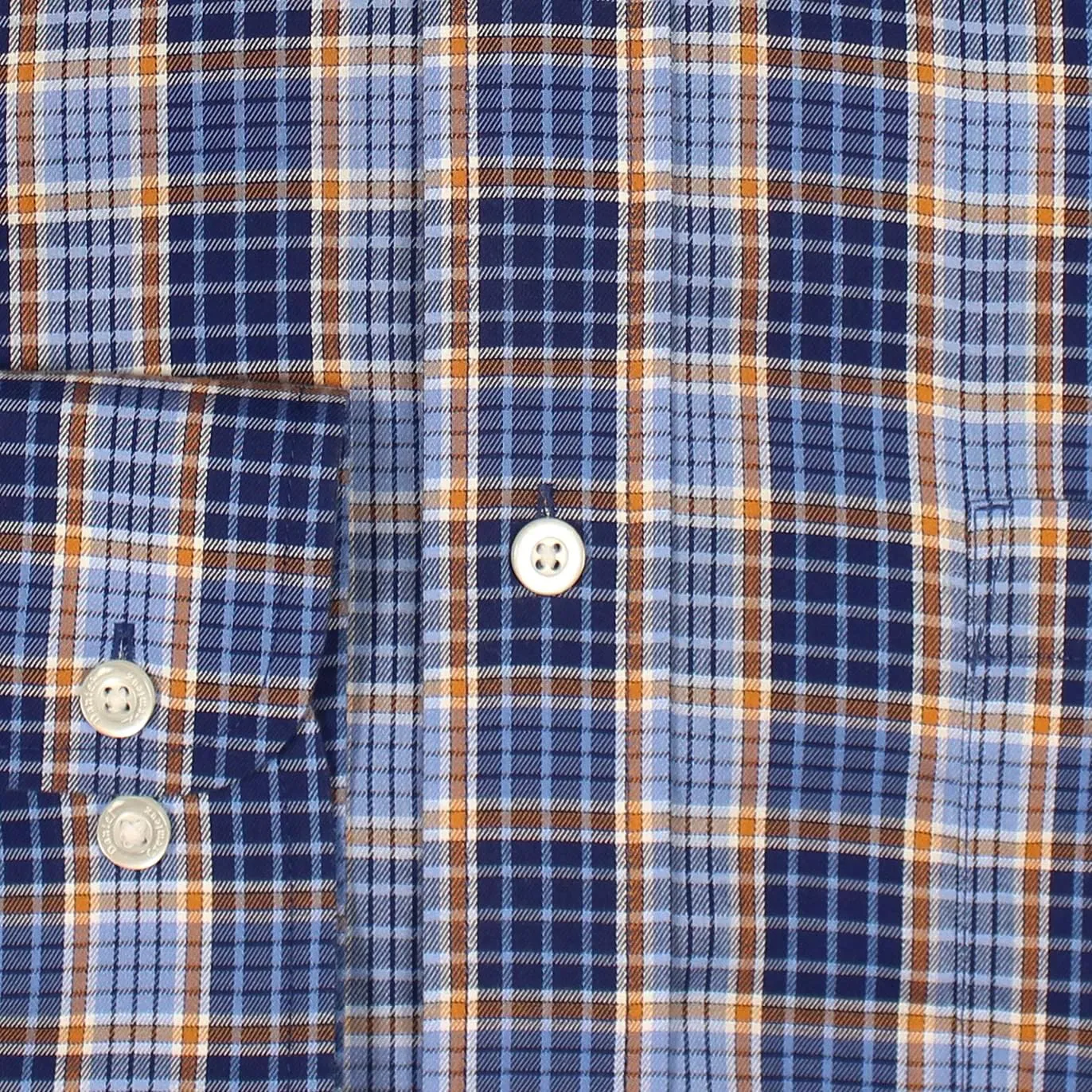 Cremieux Non-Iron Wrinkle-Resistant Easy-Care Men's Long Sleeve Shirt - Super Soft Cotton Lyocell Blend Fabric, Regular Sizes