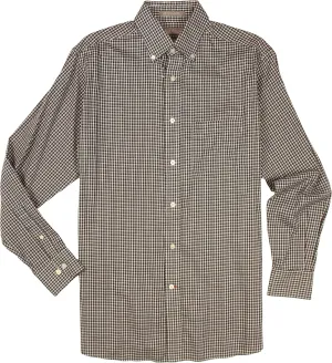 Cremieux Non-Iron Wrinkle-Resistant Easy-Care Men's Long Sleeve Shirt - Super Soft Cotton Lyocell Blend Fabric, Regular Sizes