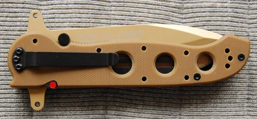 CRKT Columbia River M21-14DSFG Special Forces Folding, Combo Blade CR2114DSFG