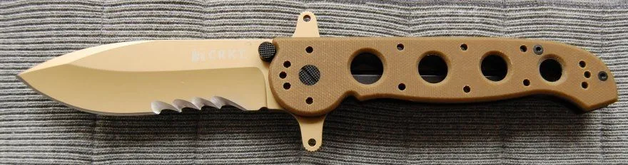 CRKT Columbia River M21-14DSFG Special Forces Folding, Combo Blade CR2114DSFG