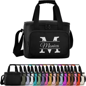 Custom Soft Cooler Bag with Zipper Personalized Portable Insulated Travel Cooler for Beach Camping Work Lunchbox for Women Men