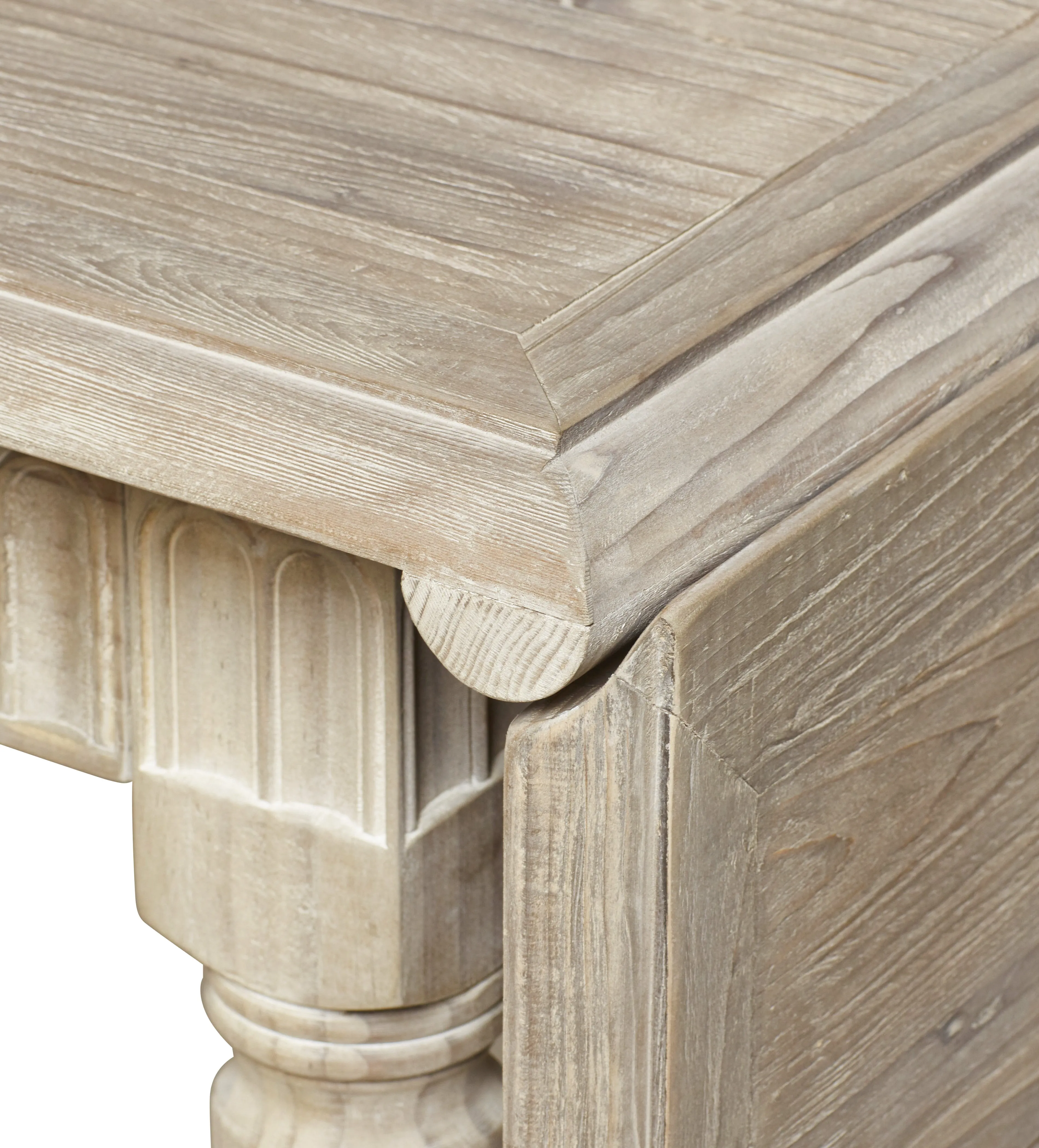 Cythera Extendable Dining Table - Distressed Grey