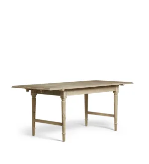 Cythera Extendable Dining Table - Distressed Grey