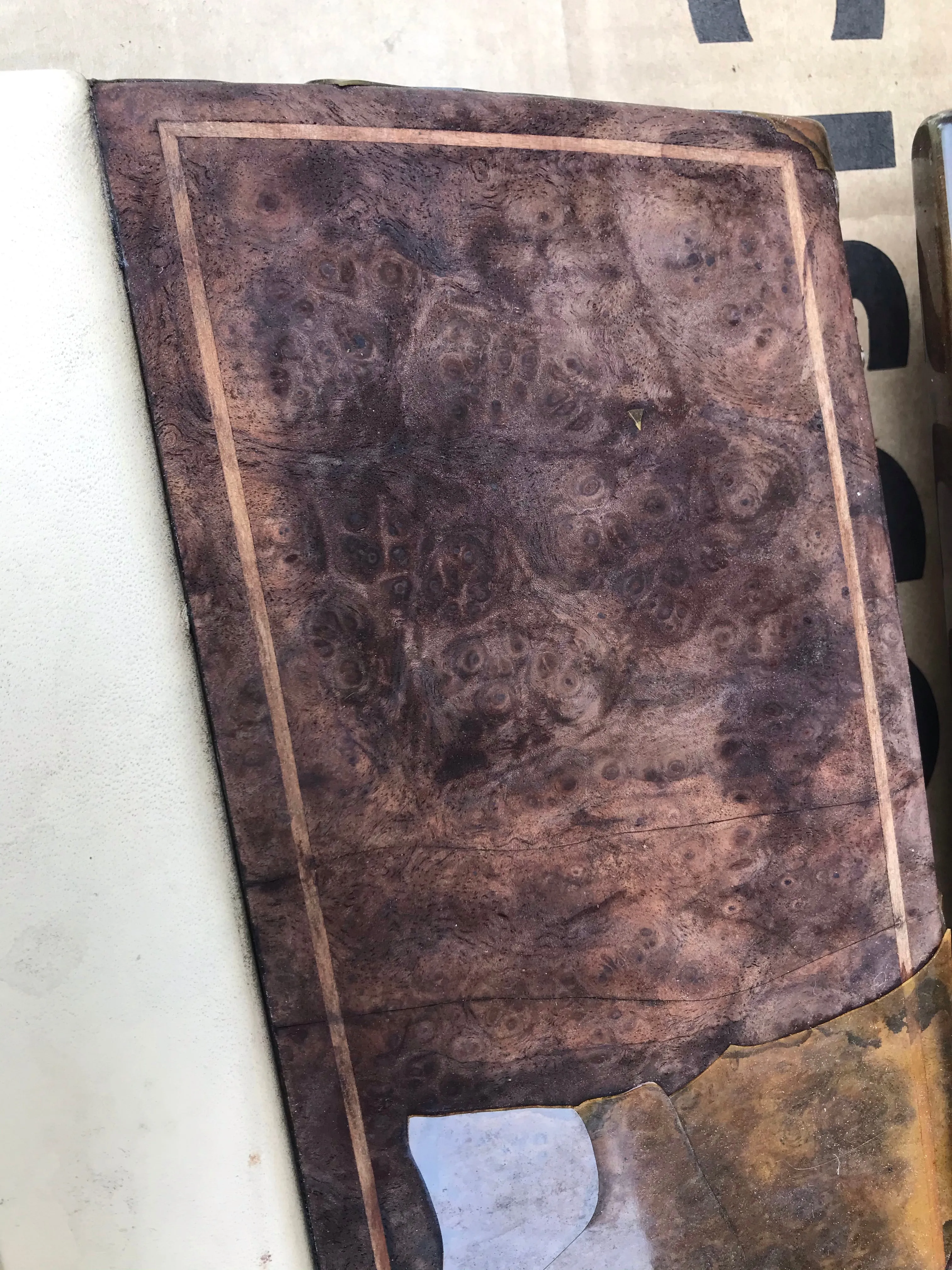 Daimler Jaguar XJ40 walnut veneer rear Picnic tables trays