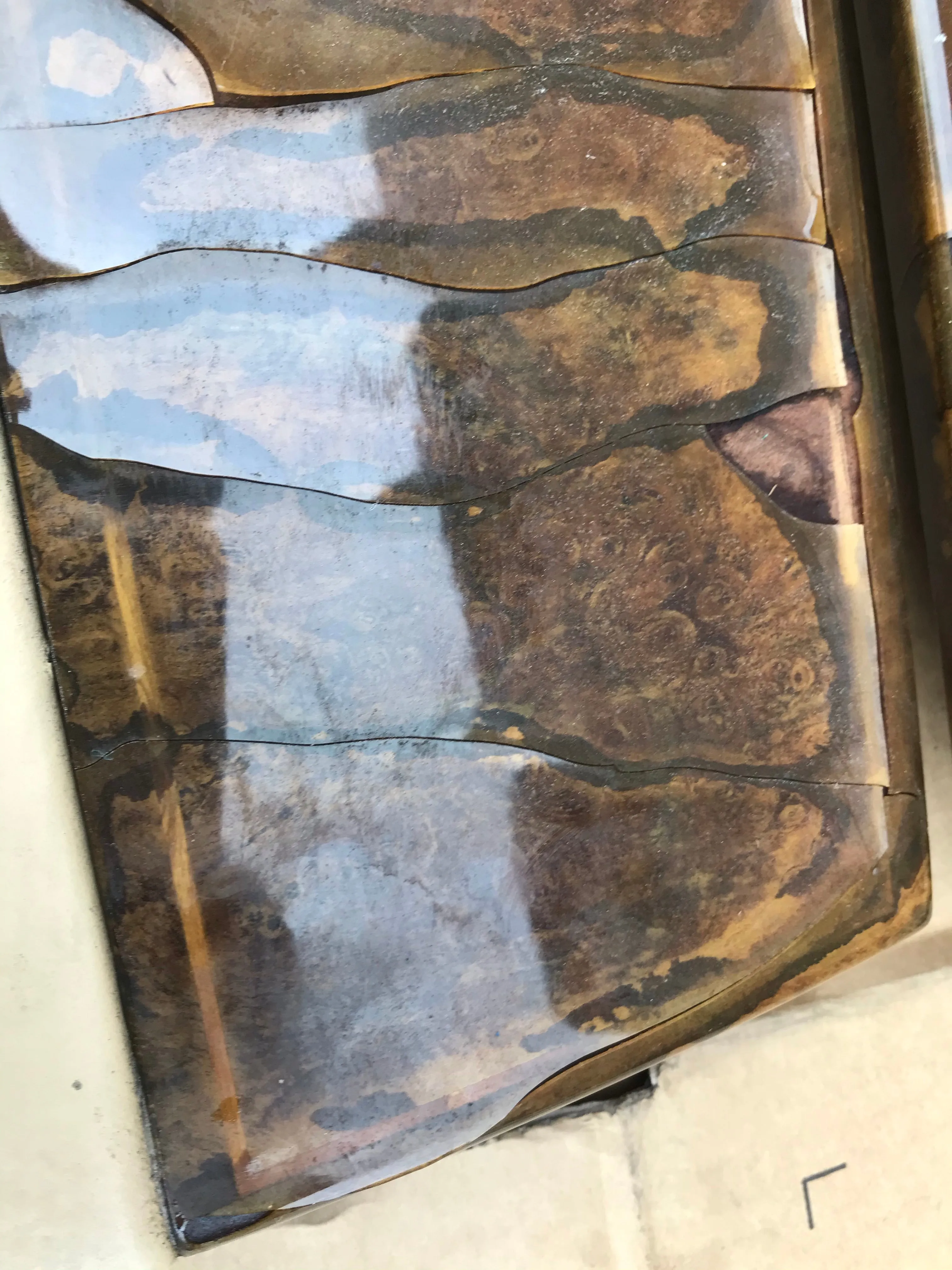 Daimler Jaguar XJ40 walnut veneer rear Picnic tables trays