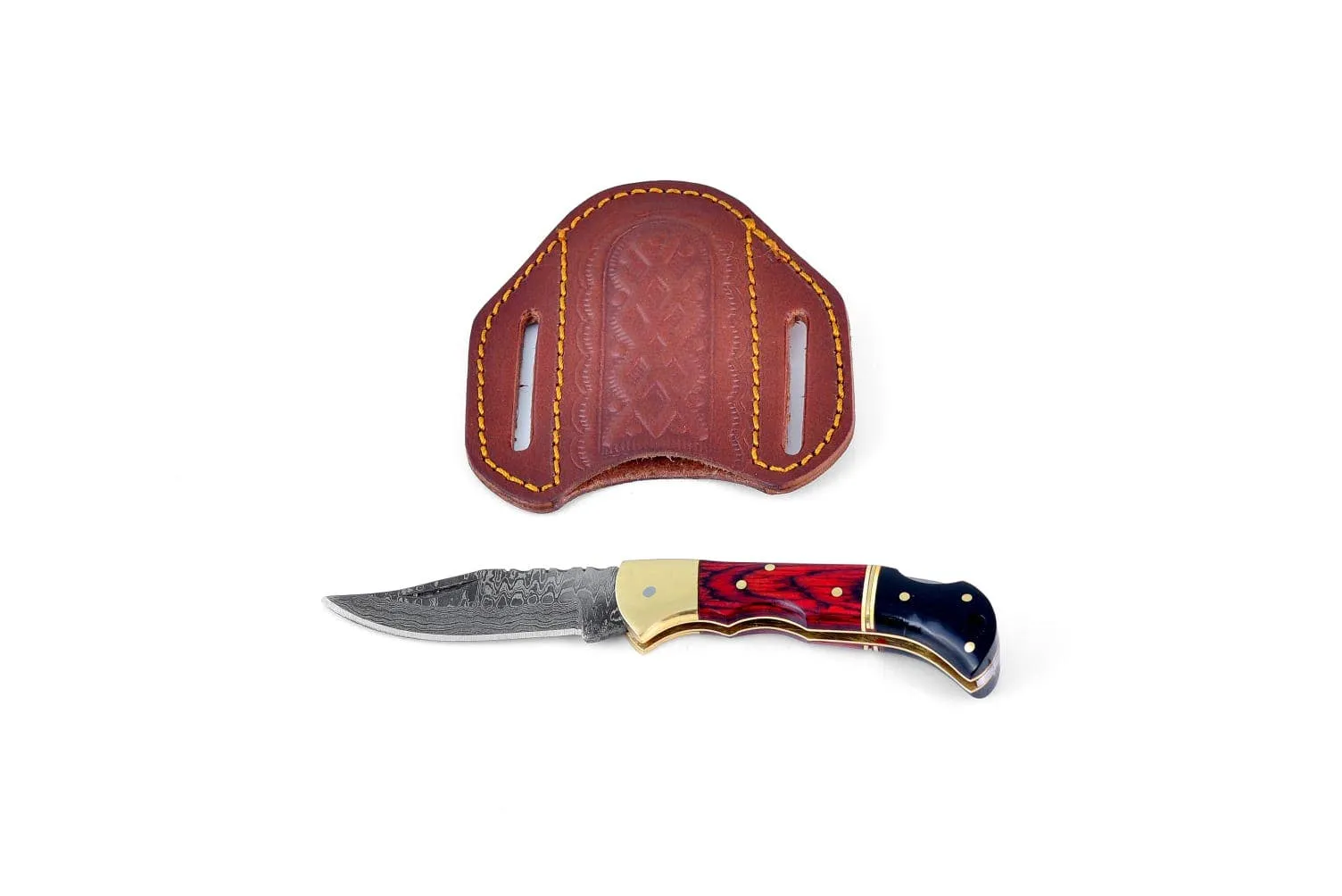 Damascus Steel Folding Knife Limited Selection - Titan Int