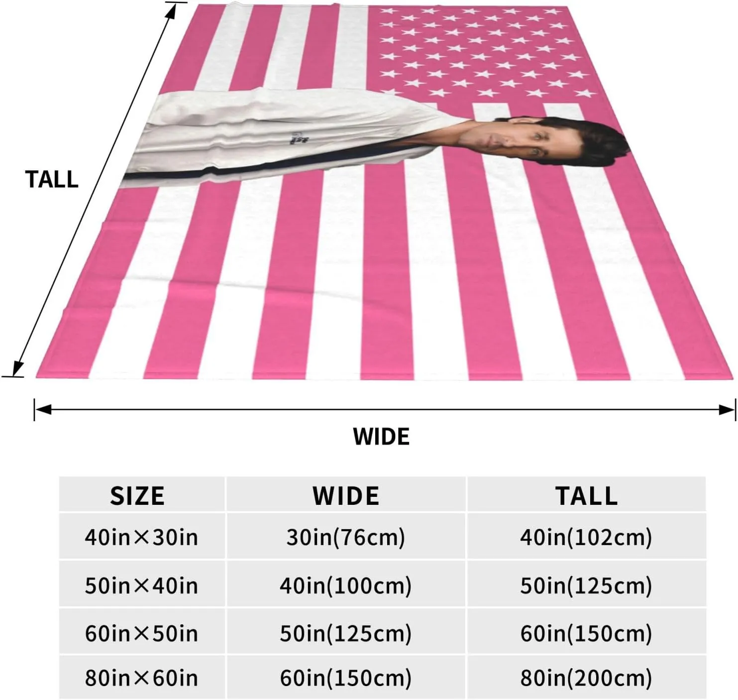 Derek Shepherd Blanket Flannel Fleece Printed Throw Blankets Ultra Soft Micro Warm Blanket for All Season Bedding Chair Sofa Couch Bed 50"x40"