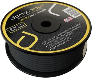 diamondrope – General Purpose Utility Rope/Cord | Ultra-Durable, High-Strength, USA-Made Rope (1/4 Inch, 100, Feet)