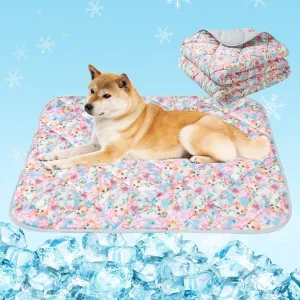 Dog Cooling Mat, Cat Self Cool Ice Pads,Lightweight Pet Pad Blanket Bed Cover,Puppies Summer Cool Tech Fabric,Washable Dog Sleeping Mat for Home & Outdoor,Keep Cooling for Pets