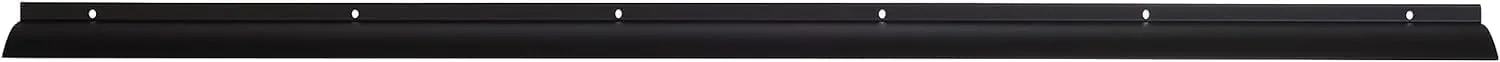 Door Rain Drip Guard - 2.5 Inch Aluminum Black Finish Rain Deflector for Windows & Doors - 40 Inch Long
