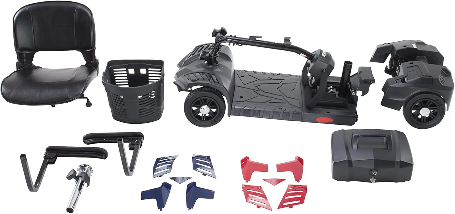 Drive Medical Drive Medical Scout Compact Travel Power Scooter, 4 Wheel