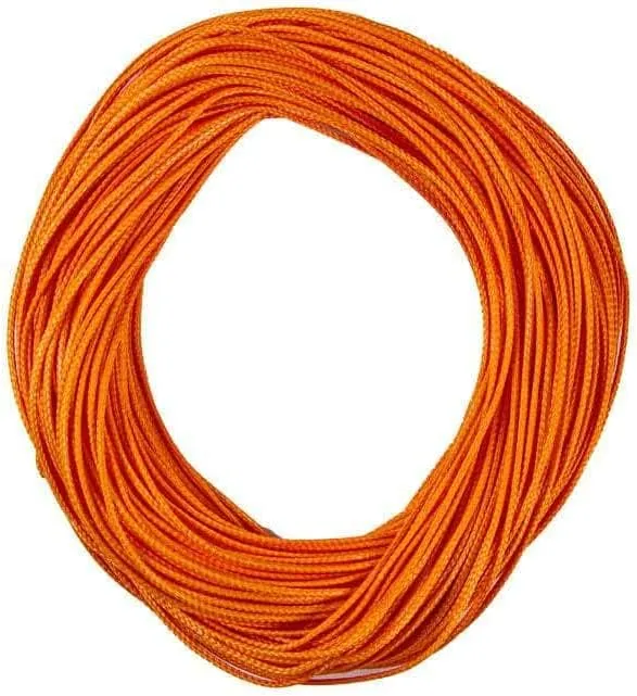Dynaglide Arborist Throwline – Dyneema Utility Line for Arborists – Polyurethane Coated Neon Ropes for Hi-Visibility (1.8mm x 200ft, Neonorange)