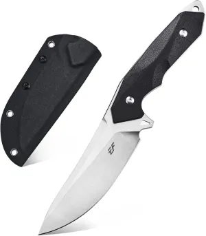 Eafengrow EF122 Fixed Blade Knife D2 Steel Blade G10 Handle Pocket Knives Fixed Knife, Survival, Outdoor Camping Survival Tool Knives, Kydex Sheaths