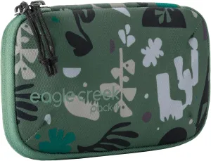 eagle creek Pack-It Reveal Mini Electronics Travel Organizer Featuring Secure Padded Internal Pockets for Tech Accessories and Cords with Self-Repairing Zippers, Duck Green