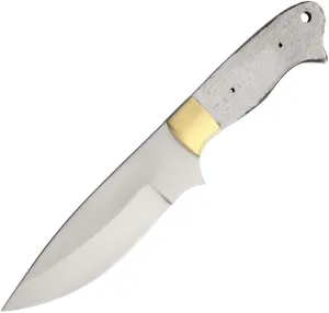 Economy - 9.63" Duckhead Stainless Drop Point Blade W/Brass Guard