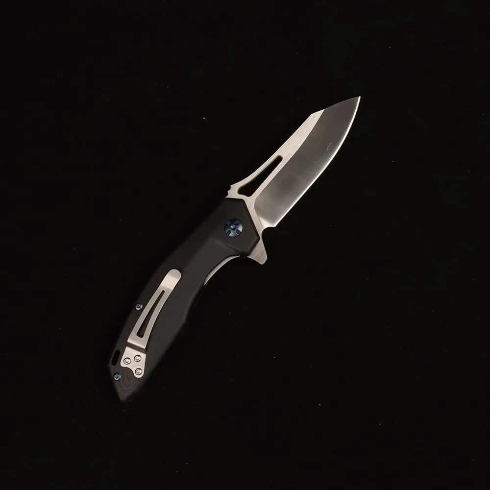 EDC folding Tactical D2 steel outdoor survival camping knife