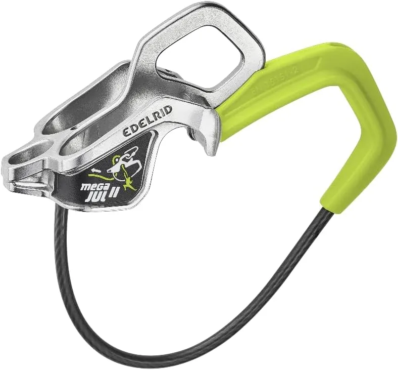 EDELRID MegaJul II Belay Device, Slate, 738310006630
