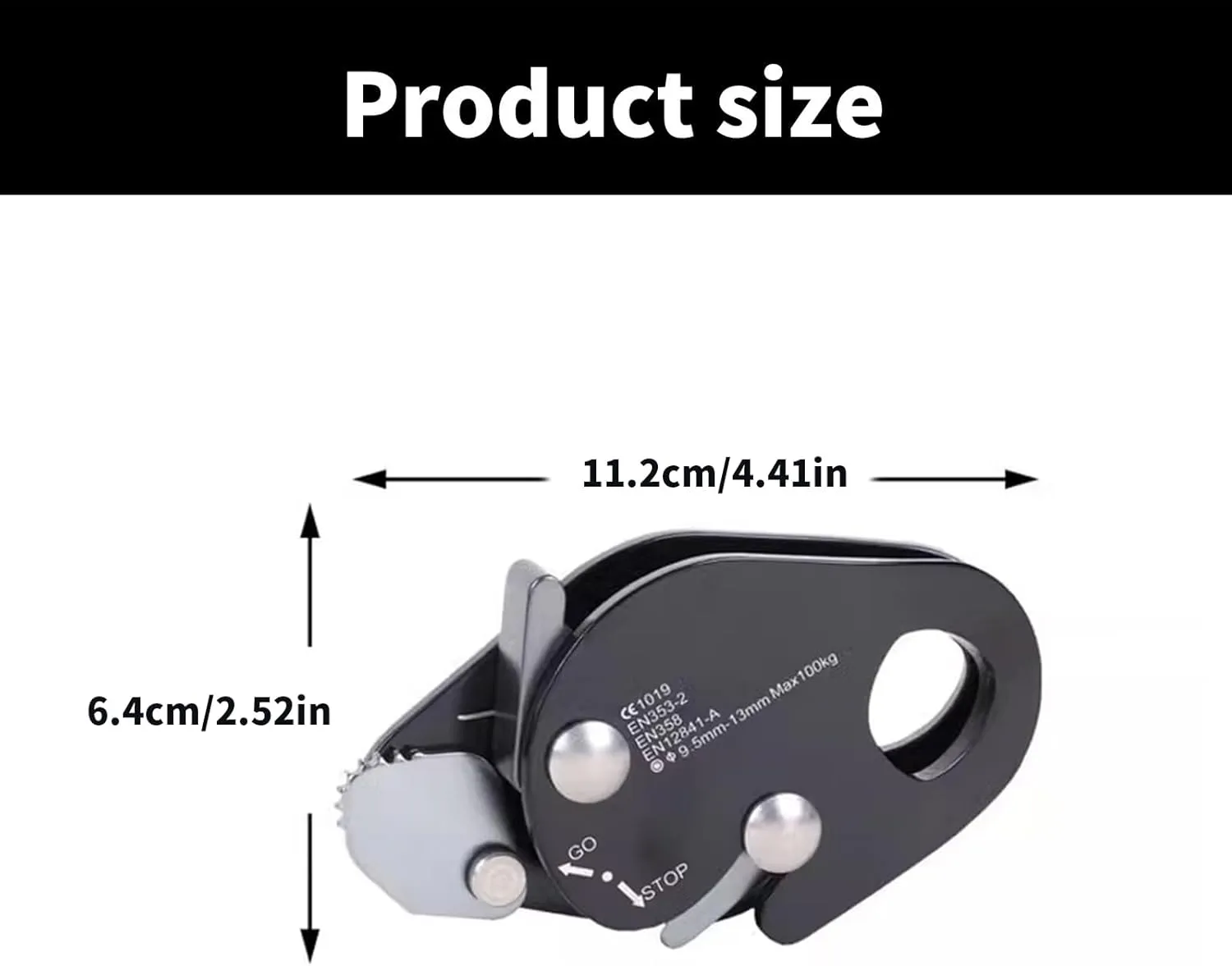 Efficient Auto Locking Rope Device Professional Versatiles Climbing Rope Grab Ensuring and Durability
