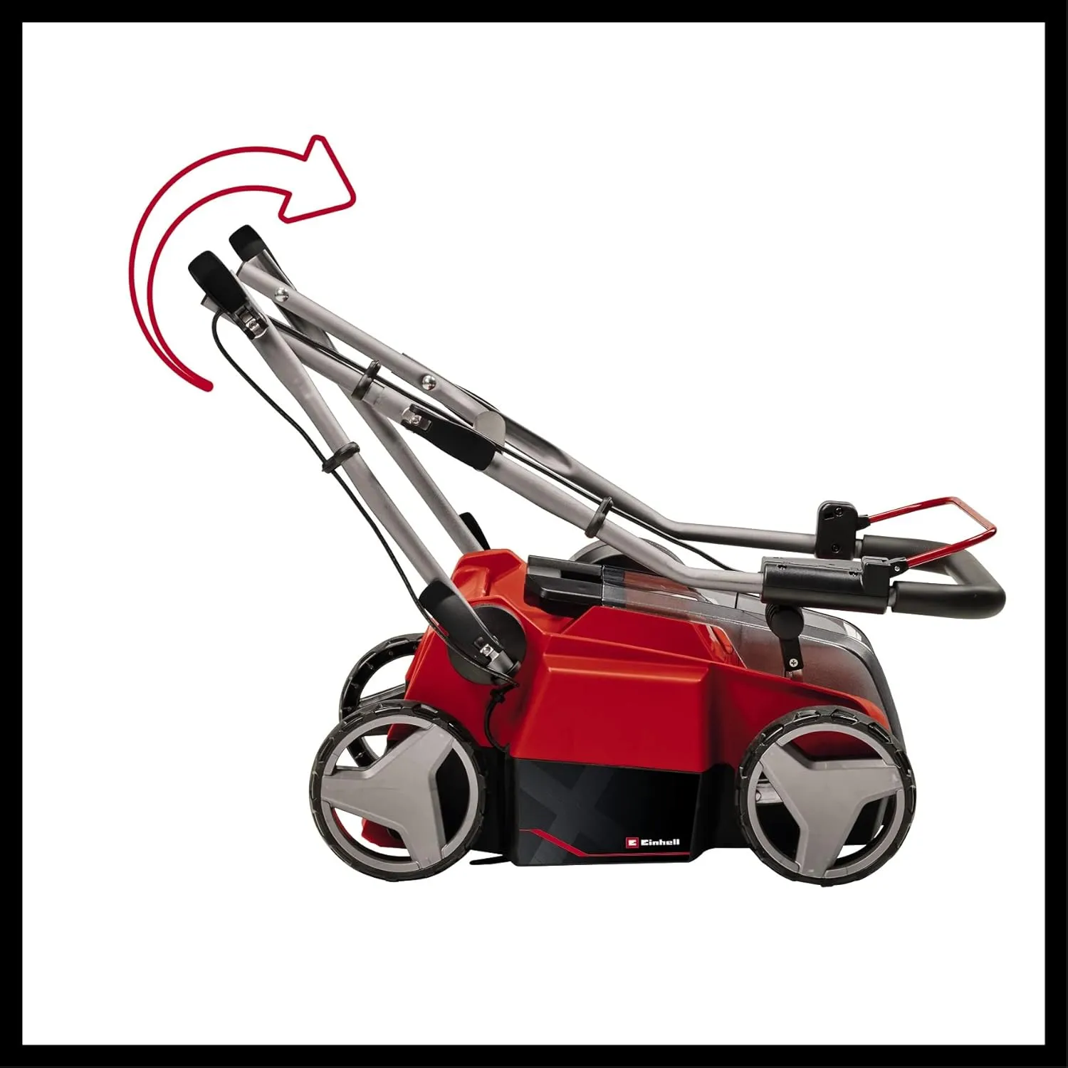 Einhell GE-SA 36/35 Li-Solo Power X-Change Battery Fan (Li-Ion, 36 V, Brushless Motor, 35 cm Roller, 28 L Collecting Bag, Adjustable Working Depth, No Battery)