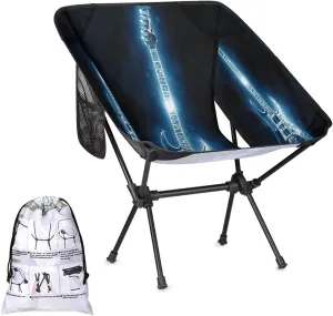 Electric Guitar Guitar Rock Instrument Music Camping Chair Lightweight Portable Folding Camp Chairs for Adults Easy Installation for Camping Fishing Hiking Picnic Travel Festival Supports 176lbs