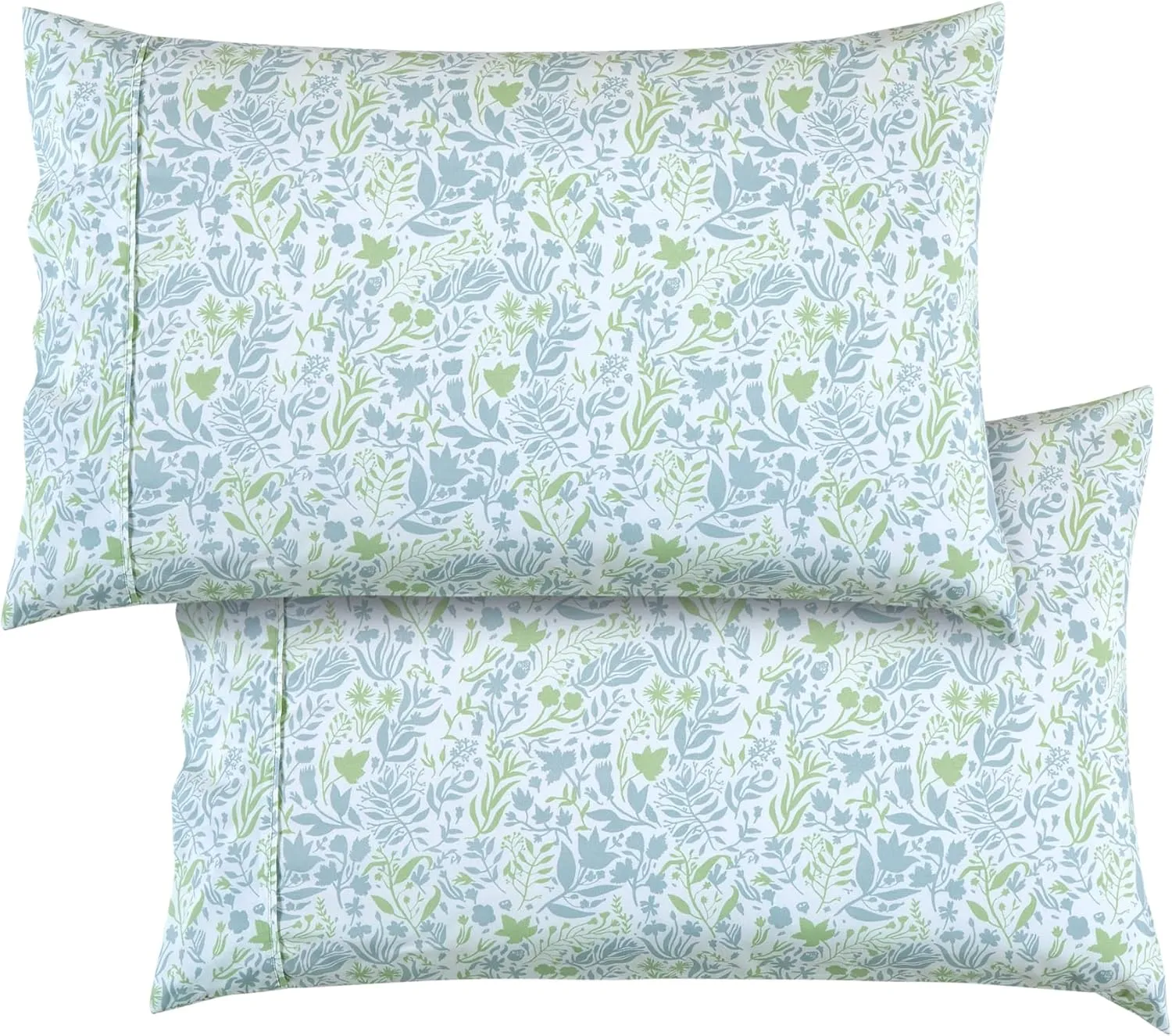 Elegant Comfort Softest and Coziest 6-Piece Sheet Set - 1500 Premium Hotel Quality Microfiber - Deep Pocket, Wrinkle Resistant 6-Piece Floral Bed Sheet Set, California King, Anita Green