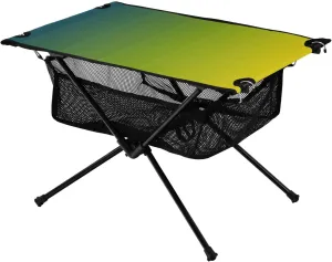 Emelivor Green Yellow Gradient Folding Camping Table Portable Beach Table with Carry Bag Small Camp Table for Camping Picnic Garden Fishing Hiking