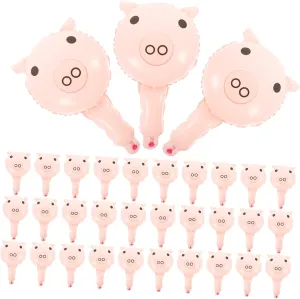 ERINGOGO Foil Balloon Ornament 50pcs Inflatable Pig Balloons for Summer Decor Celebrations