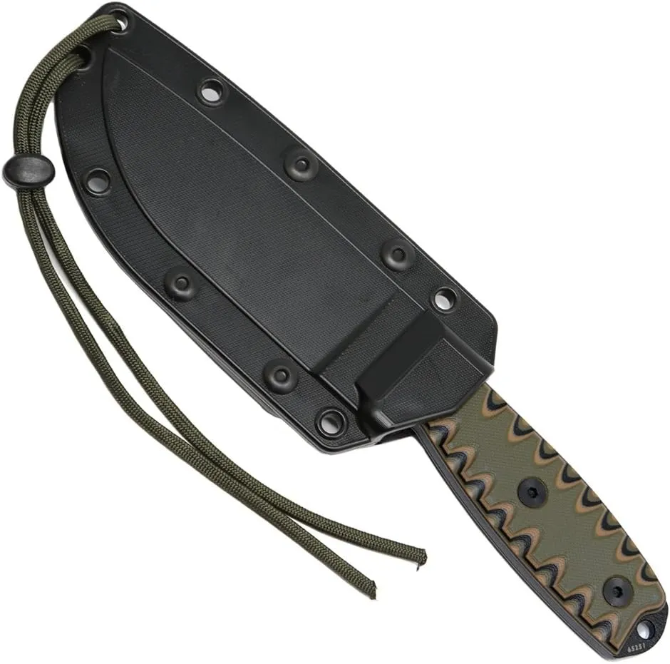 ESEE 4P Survival Fixed Blade Knife, OEM Sawtooth Handle Design