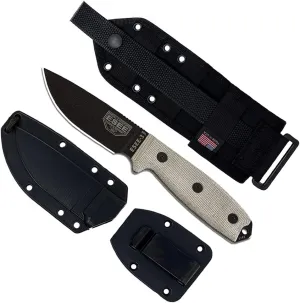 ESEE Knives 3MIL Fixed Blade Knife w/Molded Sheath & MOLLE Back