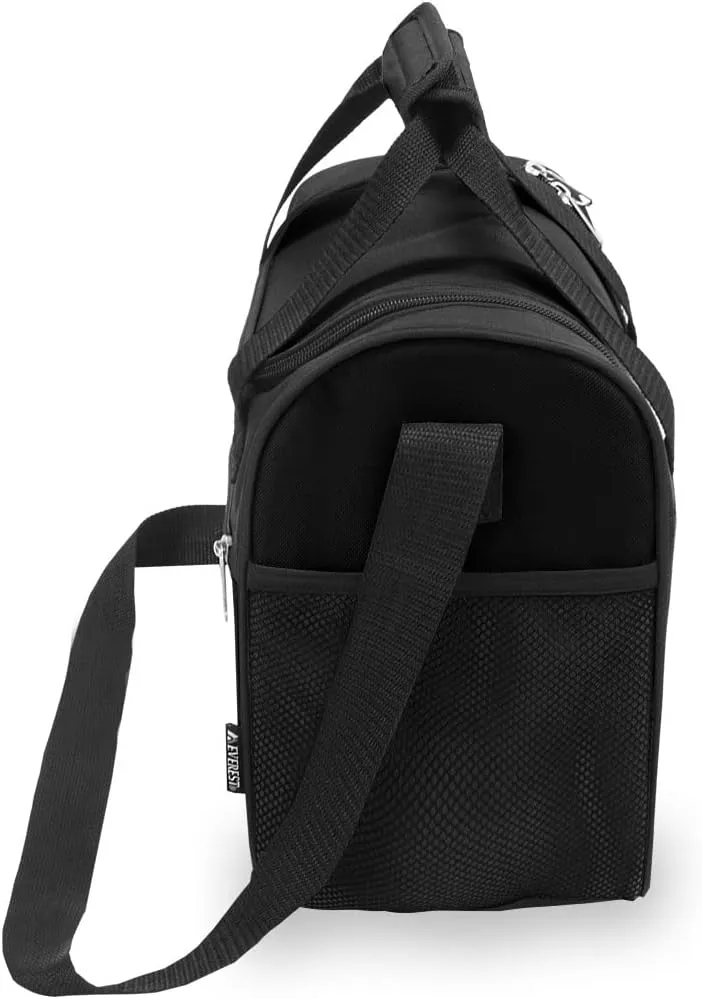 Everest Cooler Lunch Bag - Large, Black, One Size (CB10-BK)