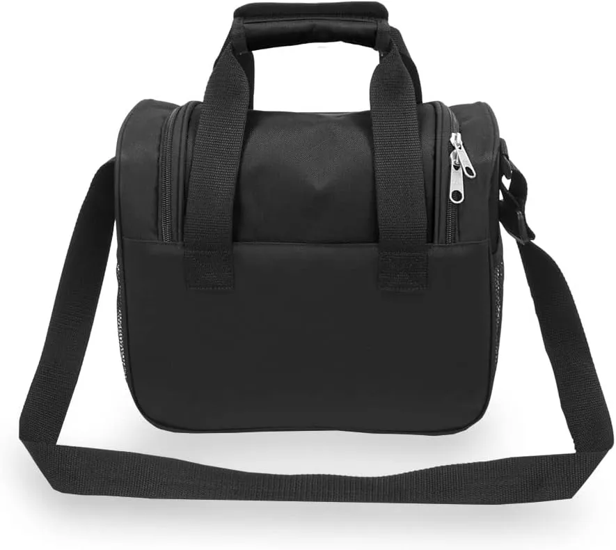 Everest Cooler Lunch Bag - Large, Black, One Size (CB10-BK)